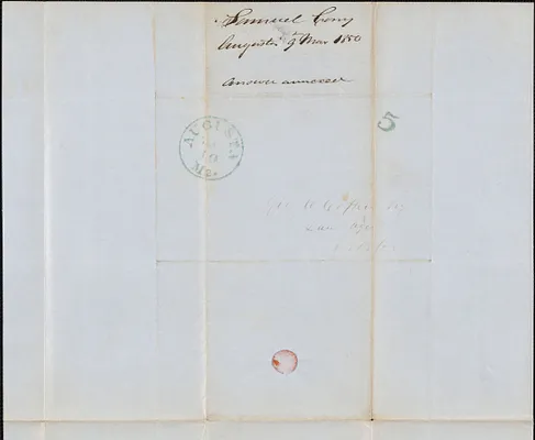 Samuel Cony to George Coffin, 9 March 1850