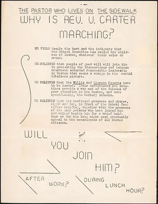 Flyer for “The Pastor Who Lives on the Sidewalk”