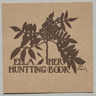 Bookplate: Ella Huntting