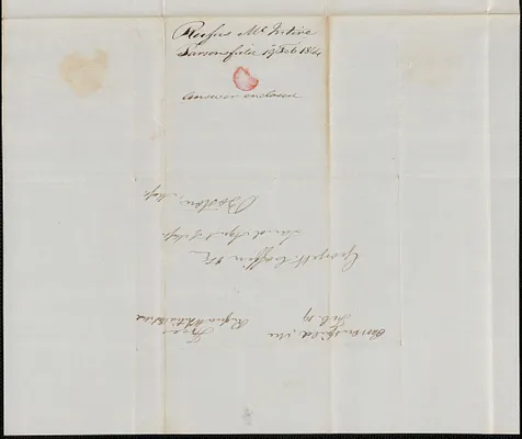 Rufus McIntyre to George Cofifn, 19 February 1844