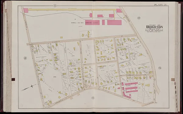 Atlas of the city of Boston, volume seven, Brighton, Mass.