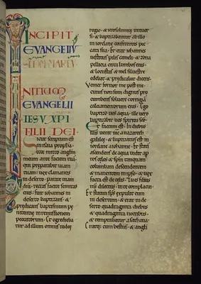 Initial ""I"" (Initium Evangelii)