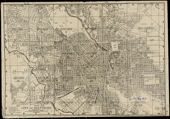 Map City of Baltimore