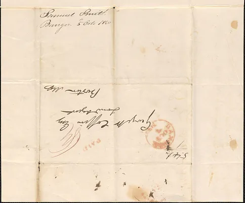 Samuel Smith to George Coffin, 5 October 1840
