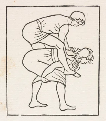 Daphnis and Chloe: Daphnis Puts the Apple into Chloe's Bosom