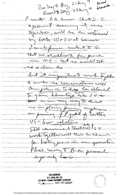 May 21, 1974 - Nixon Message to Brezhnev