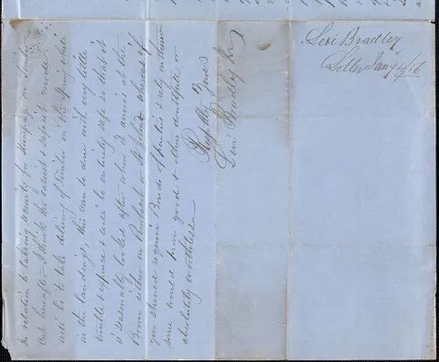 Levi Bradley to W. A. Harrington, 4 January 1856