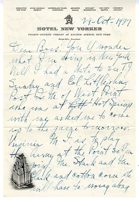 Letter from Harry S. Truman to Bess W. Truman