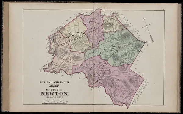 Atlas of the city of Newton, Middlesex Co., Massachusetts