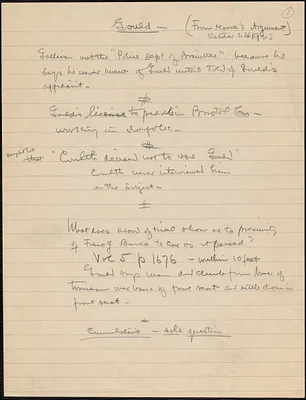 Notes about Roy Gould