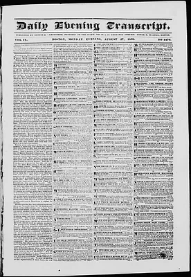 Daily Evening Transcript
