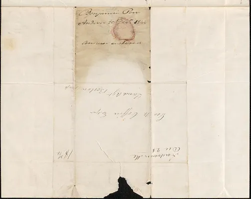 Benjamin Poor to George Coffin, 25 December 1844