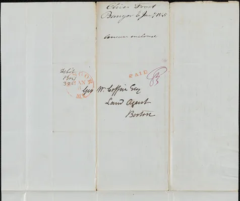 Oliver Frost to George Coffin, 6 January 1845