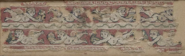 Fragment of a Sleeve Band with Floating Erotes