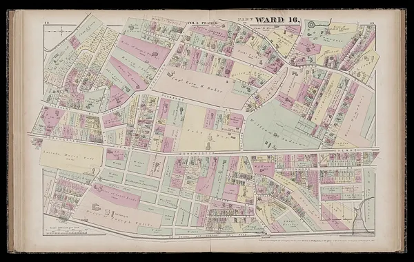 Atlas of the county of Suffolk, Massachusetts : vol. 3rd including Boston and Dorchester : from actual surveys and official records