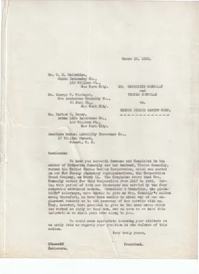 Letters Sent to W. H. Galentine, George W. Pesinger, Burton H. Emory, March 15, 1933