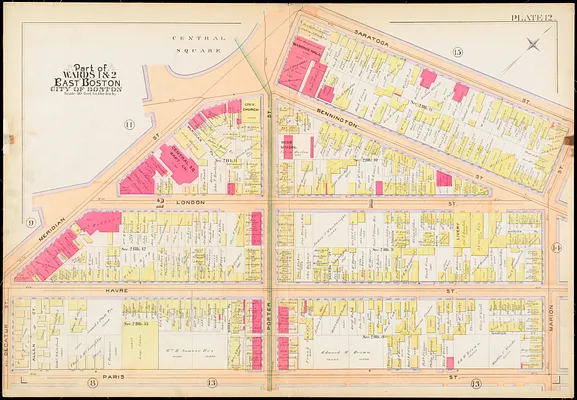 Atlas of the city of Boston : East Boston, Mass.
