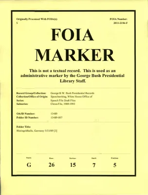 Rheingoldhalle, Germany 5/31/89 [3]