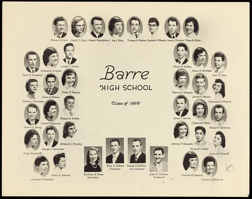 Barre High School class of 1958