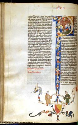 Leaf from Bentivoglio Bible