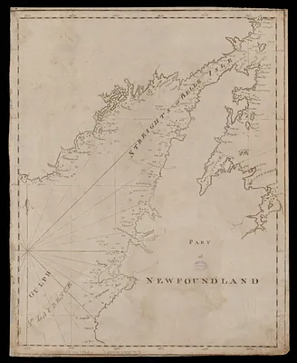 Chart of the streights of Belle Isle