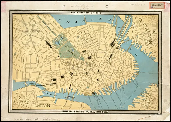 [Map of the city of Boston]