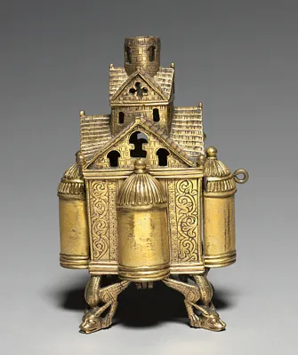 Incense Burner and Stand for an Altar Cross