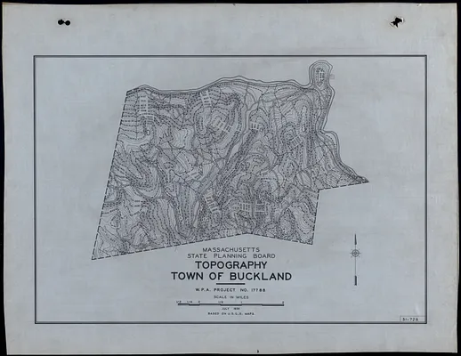 Topography Town of Buckland