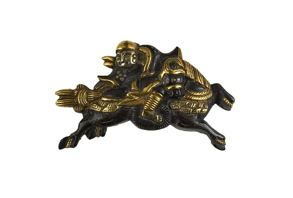 Menuki with Horse and Rider