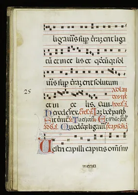 Leaf from Antiphonary