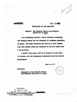 Memorandum from Secretary of State Dean Acheson to President Harry S. Truman, with Attachment