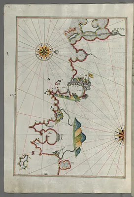Map of the French Coast Around Marseille