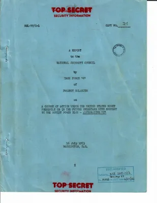 Report to the National Security Council by Project Solarium Task Force C - Part 1 of 9