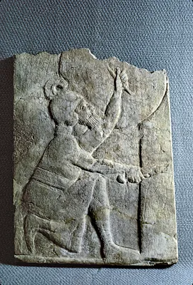 Relief of a Kneeling Soldier