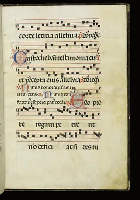 Leaf from Antiphonary