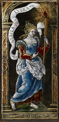 Plaque with Sybila Lvbica (Libyan Sibyl)