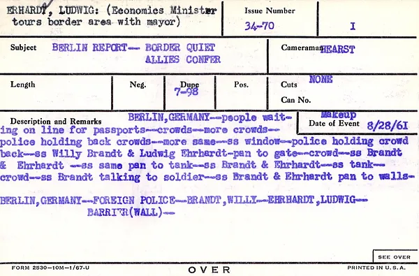 Personalities: Erhard, Ludwig (Continued) – Fill, John
