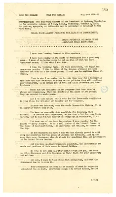White House Press Release,  Address of President Harry S. Truman, Spokane, Washington