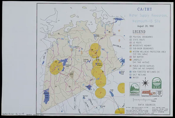 Water supply resources, Weymouth-13 site