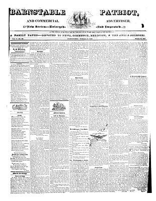 Barnstable Patriot, and Commercial Advertiser