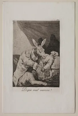 Of What Ill Will He Die?, Plate 40