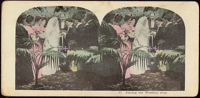 Placing the wedding ring