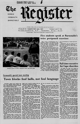 The Dennis Yarmouth Barnstable Register
