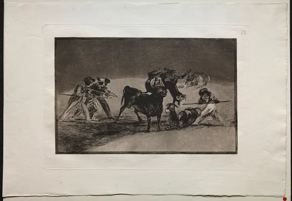 Bullfights:  The Moors Use Donkeys as a Barrier to Defend Themselves Against the Bull Whose Horns Have Been Tipped with Balls
