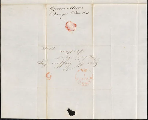 Cyrus Moore to George Coffin, 30 November 1847