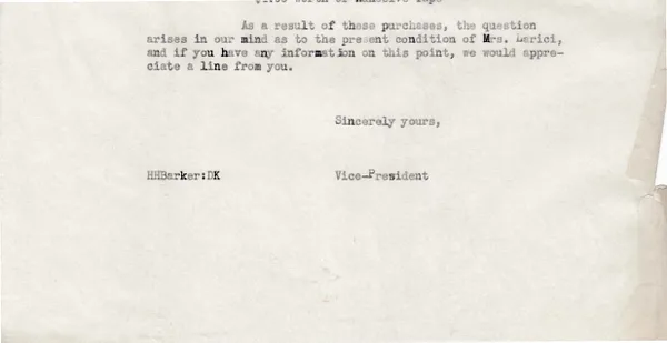 Letters Sent, no date