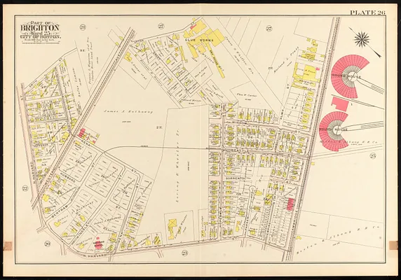 Atlas of the city of Boston, ward 25, Brighton