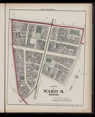 Atlas of the county of Suffolk, Massachusetts : vol. 1st including Boston proper : from actual surveys and official records