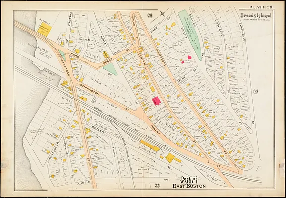 Atlas of the city of Boston : East Boston, Mass.
