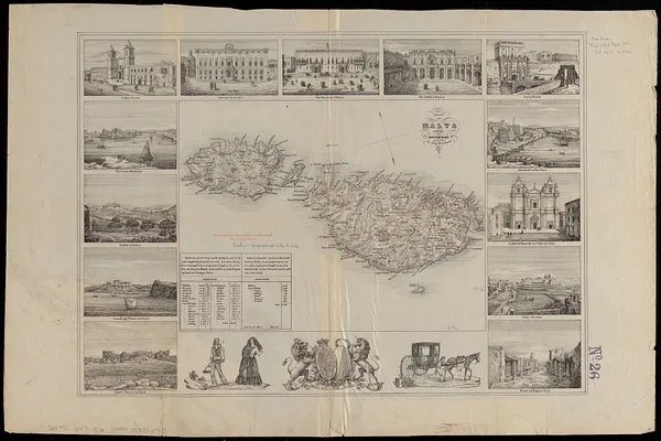 Map of Malta and its dependencies